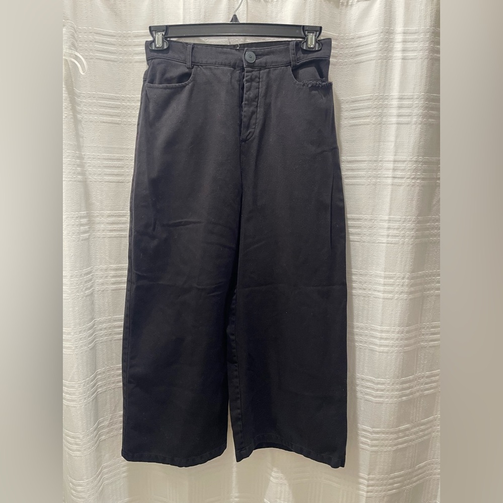 KOWTOW black wide leg organic cotton pants